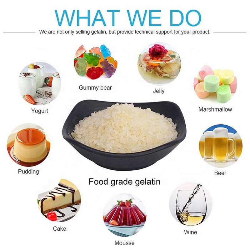 Best Sell Halal Beef Skin Food Grade Gelatin China Supplier